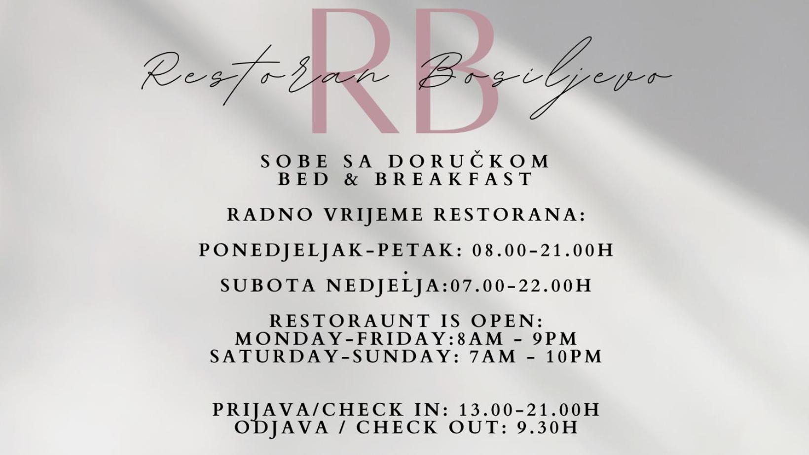 B&B Restoran Bosiljevo Exteriör bild